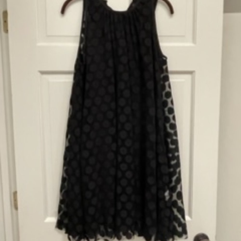 ABS Black Sleeveless Dress Size S 2 pieces